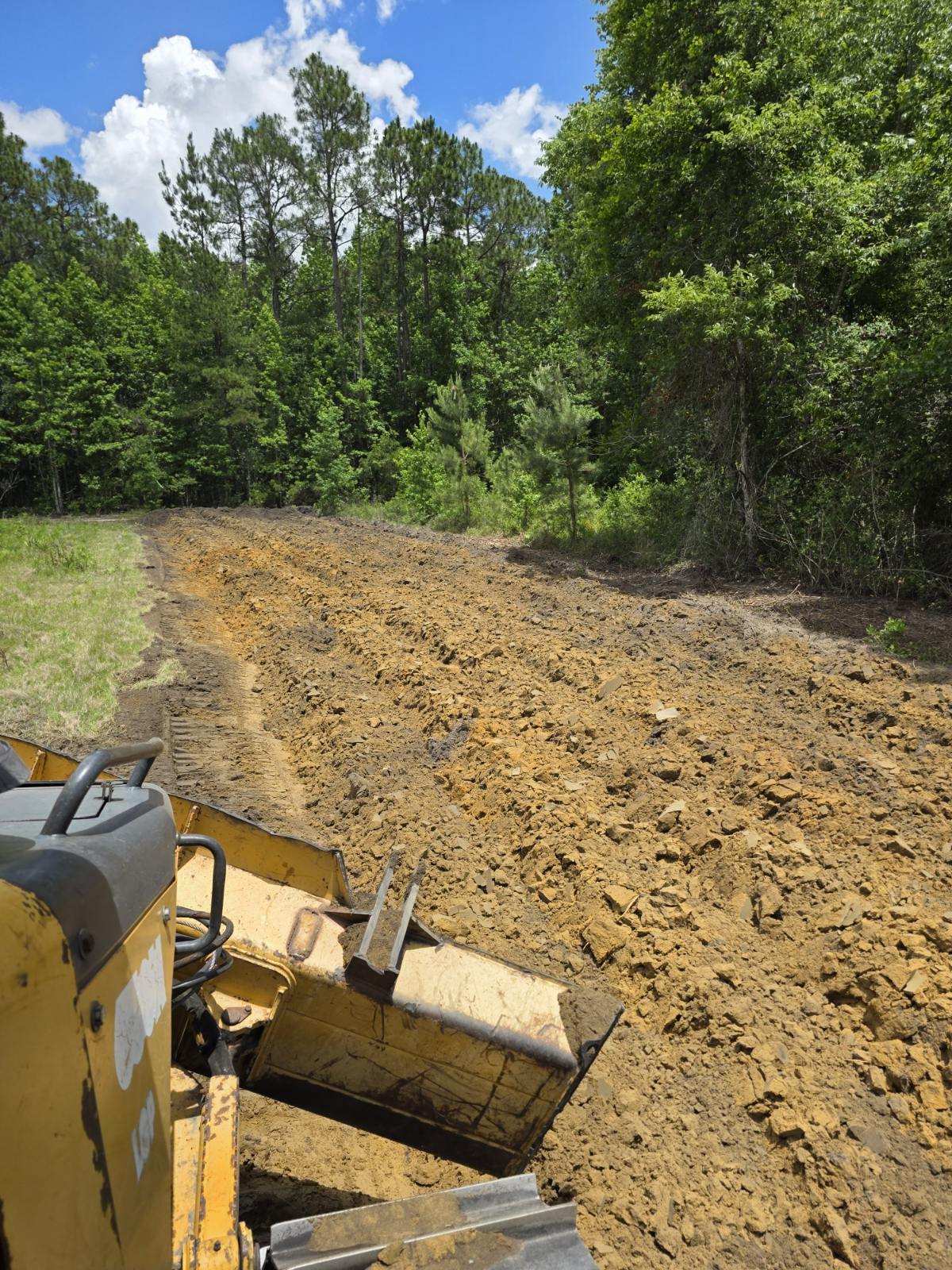 Wildlife food plot preparation and land clearing for improved wildlife habitat